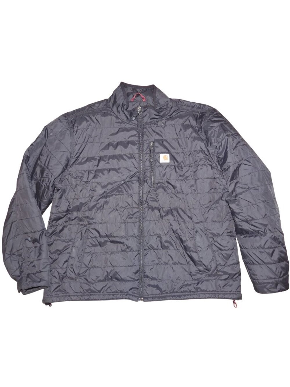 Carhartt Rain Defender Gilliam Black Quilted Puffer Jacket Relaxed Fit XL